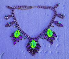Image result for Vaseline Glass Jewelry