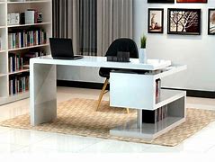 Image result for White Modern Office Desk