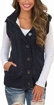 Image result for Hoodie Vest for Woman