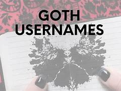 Image result for Gothic Username Ideas