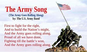 Image result for What is the official army song?