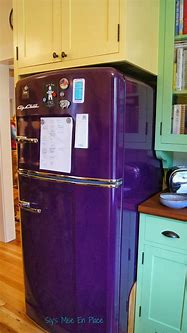 Image result for Purple Refrigerator