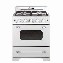 Image result for Unique Appliances Classic Retro 30 in. 3.9 Cu. Ft. Retro Gas Range With Convection Oven In Ocean Mist Turquoise