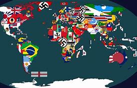 Image result for WW2 Axis Victory Map of World