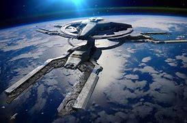Image result for Futuristic Space Station Concept