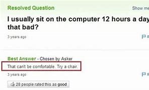 Image result for Funny Yahoo! Answers Questions