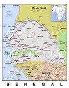 Image result for Senegal On Map of Africa