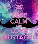 Image result for Keep Calm I Love Mustache