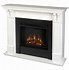 Image result for Black Iron Electric Fireplace