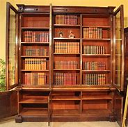 Image result for Antique Library Bookcase