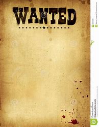 Image result for Free Clip Art Wanted Poster Template