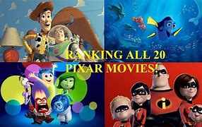 Image result for 20 Pixar Movies