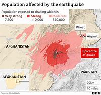 Image result for Afghanistan Earthquake Map