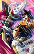 Image result for DBZ Goku and Vegeta vs Whis