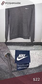 Image result for Black and Gray Nike Hoodie