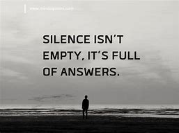 Image result for Sad Quotes About Silence