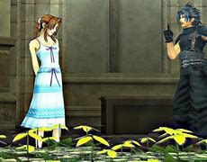 Image result for Aerith and Zack in Crisis Core