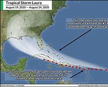 Image result for Hurricane Laura Cone