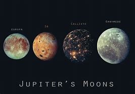 Image result for Jupiter and 4 Moons