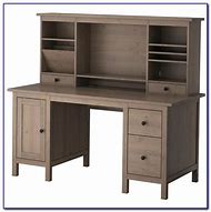 Image result for Small White Desk with Hutch