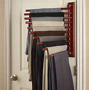 Image result for Wall Mount Trouser Pant Closet Organization Rack