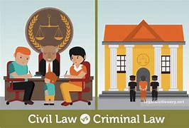 Image result for Criminal V Civil Law
