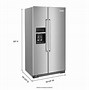Image result for counter depth kitchenaid refrigerator