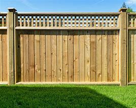 Image result for cedar wood fence panels