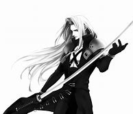 Image result for Sephiroth Action Art