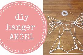 Image result for Crafts Angel Made From Clothes Hangers