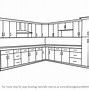 Image result for Simple Cabinet Drawing