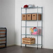 Image result for IKEA - OMAR 1 Section Shelving Unit, 36 1/4X14 1/8X71 1/4 "