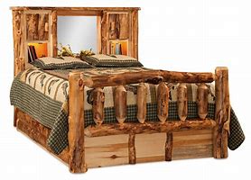 Image result for Log Bed Design