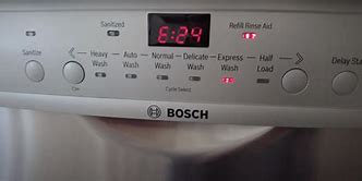 Image result for Bosch Dishwasher Error E24