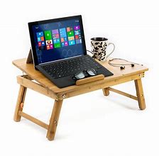 Image result for Wood Stand Up Computer Desk