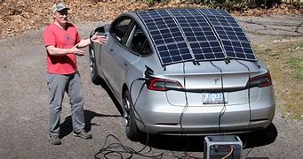 Image result for Solar Panels to Charge Tesla