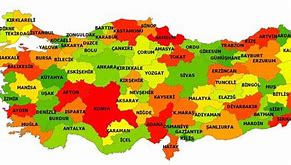 Image result for Turkiye IL Haritası