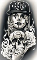 Image result for Old School Gangster Drawings
