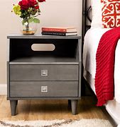Image result for Small Night Stands for Bedroom