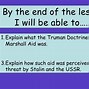 Image result for Truman Doctrine Marshall Plan