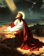 Image result for jesus praying in the garden