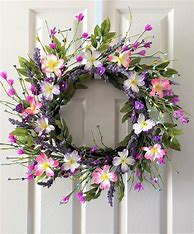 Image result for Spring Flowers for Front Door Wreaths
