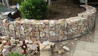 Image result for Curved Gabion Bench
