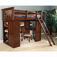Image result for Twin Loft Bed with Desk and Drawers