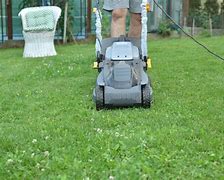 Image result for Man Pushing Lawn Mower