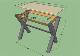 Image result for Simple Desk Plans