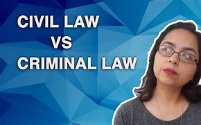 Image result for Civil versus Criminal