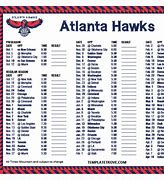 Image result for Atlanta Hawks Schedule