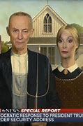 Image result for Nancy Pelosi and Chuck Schumer American Gothic