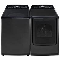 Image result for Black Stainless Steel Samsung Washer and Dryer
